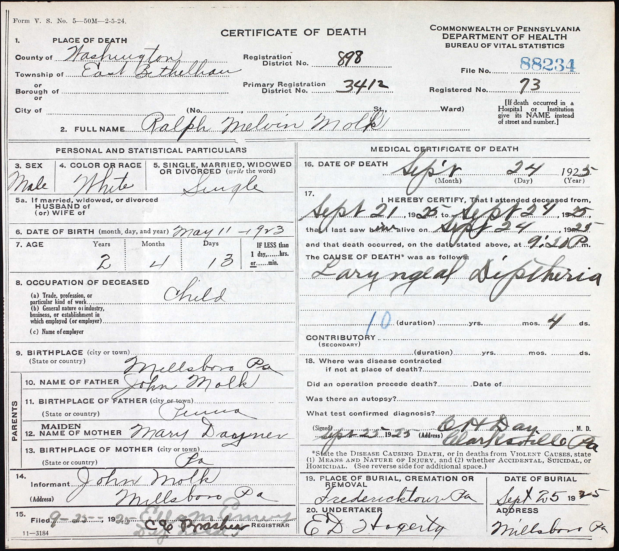 Ralph Melvin Molk